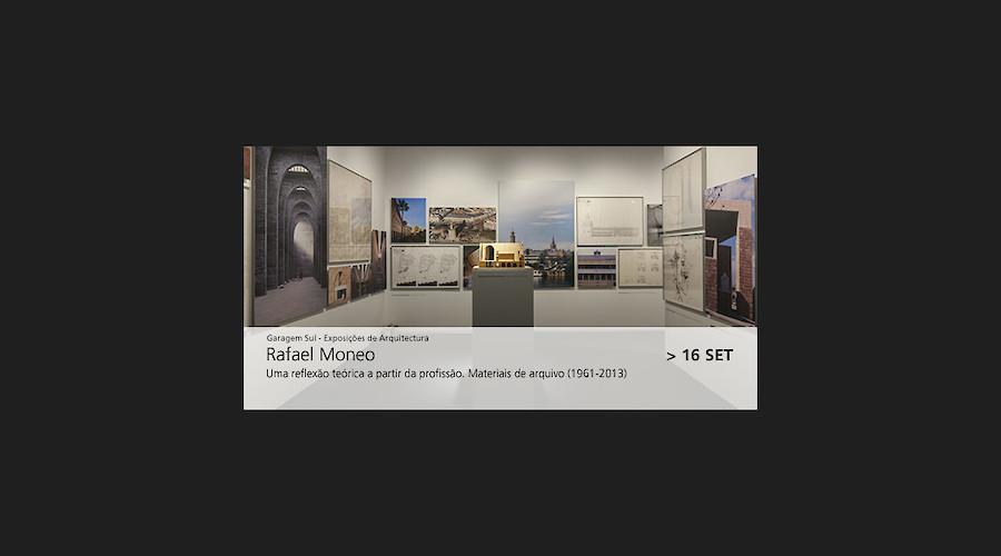 Exposição de arquitetura: Rafael Moneo