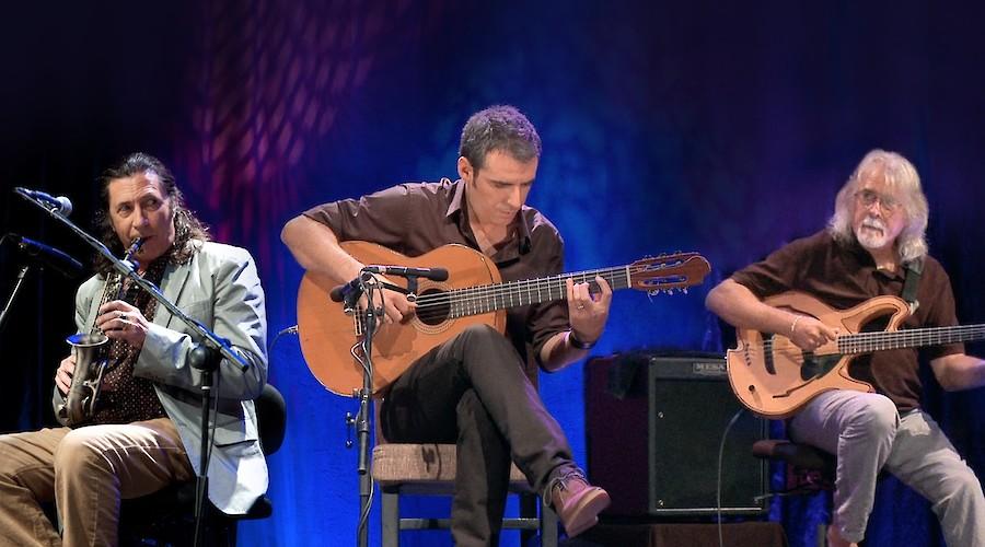 Manuel de Oliveira, Jorge Pardo & Carles Benavent em Lisboa