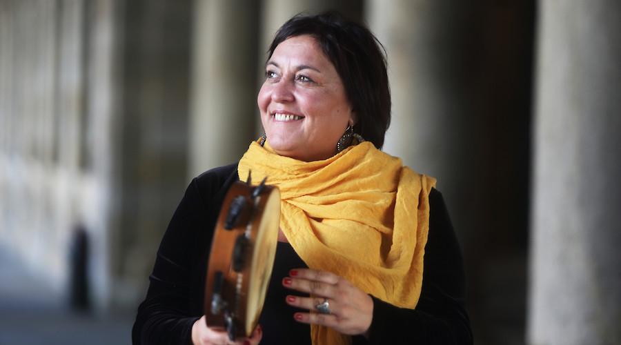 Uxia Senle e Sergio Tannus em concerto