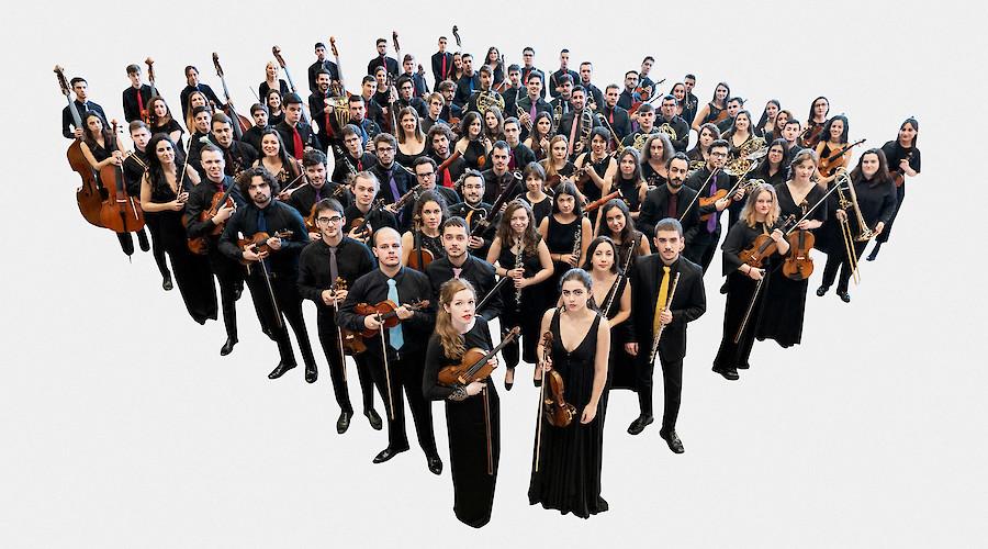 Jovem Orquesta Nacional de Espanha em concerto